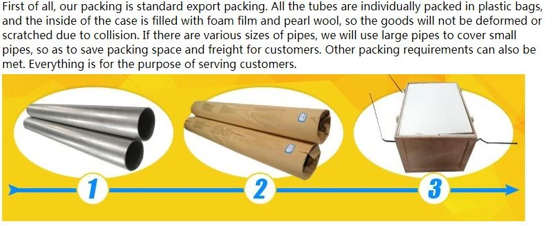 Titanium tube pacakging Titanium tube pacakging